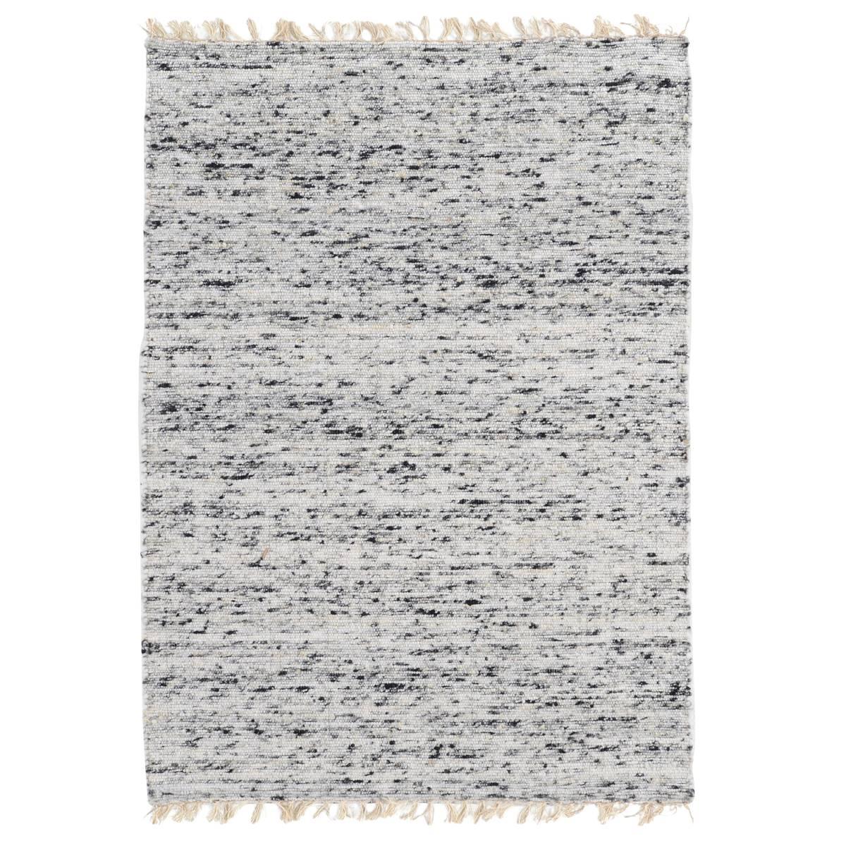 Linon Home Decor Verginia Berber Black Spotted Area Rug - 3x5