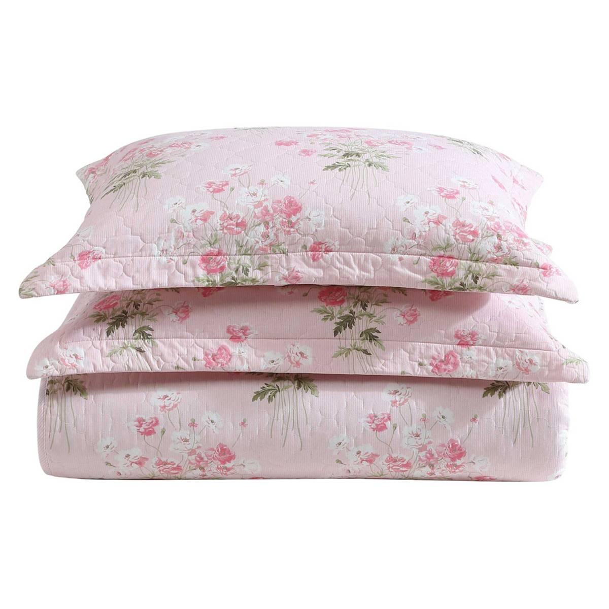 Laura Ashley Veronicas Bouquet Cotton Quilt Set