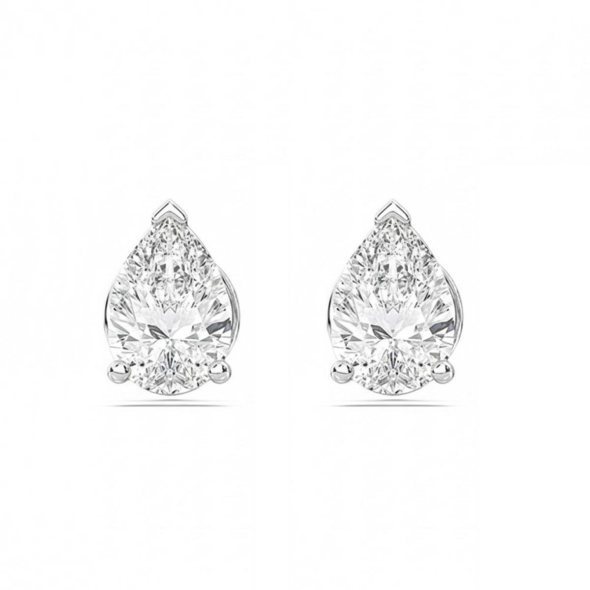 Nova Star™ Pear-Cut 1/2ctw. Lab Grown Diamond Stud Earrings
