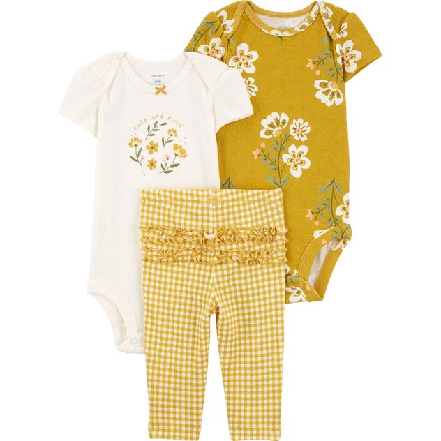 Baby Girl (NB-24M) Carter’s® 3pc. Floral Little Character Set