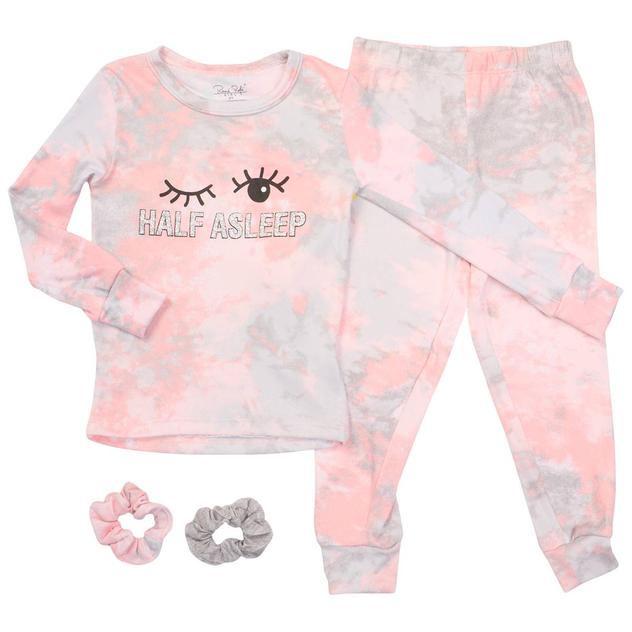 Toddler Girl René Rofé® 2pc. Half Asleep Glitter Pajama Set