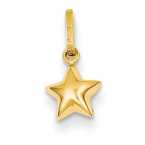 Gold Classics™ 14k. Yellow Gold Puffed Star Charm