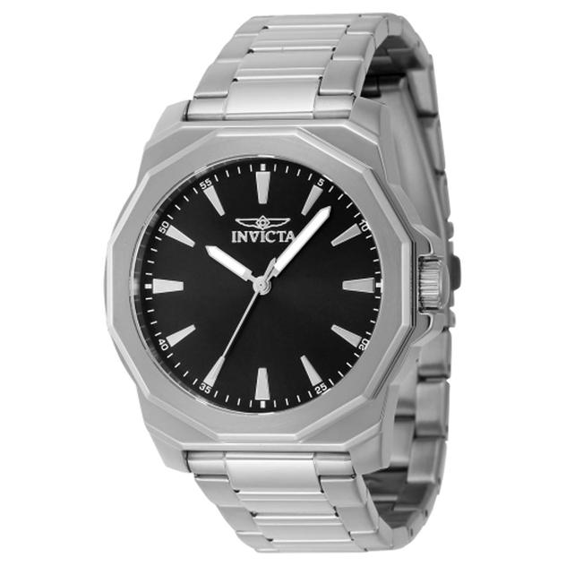 Mens Invicta Speedway Black Dial Quartz 3-Hand Watch - 46831