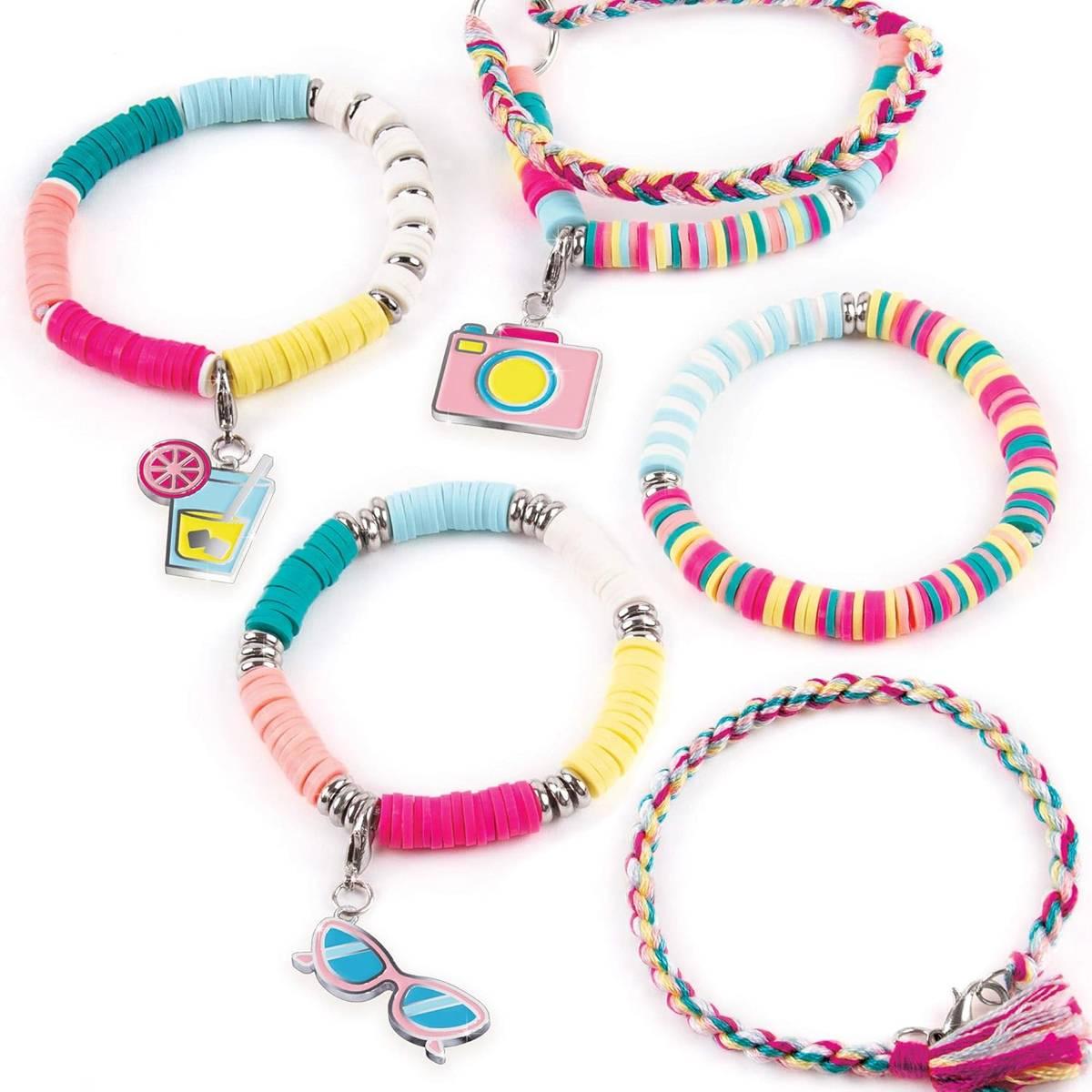 Make It Real™ Summer Vibes Heishi Bead Bracelets