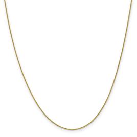 Adult Unisex Gold Classics(tm)10kt. 0.80mm 30in. Spiga Pendant Chain