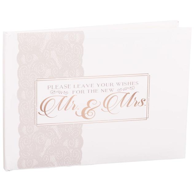 Wishes Mr. & Mrs. Guest Book
