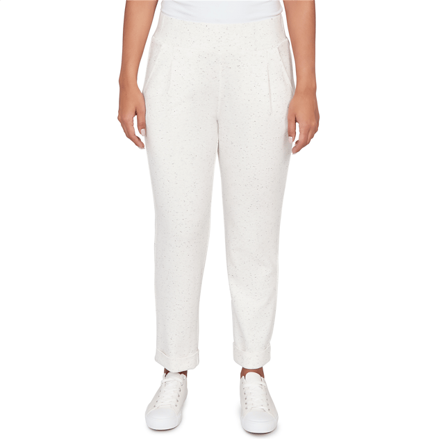 Petite Ruby Rd. Jetsetter Ultra Soft Knit Cuffed Sweatpants