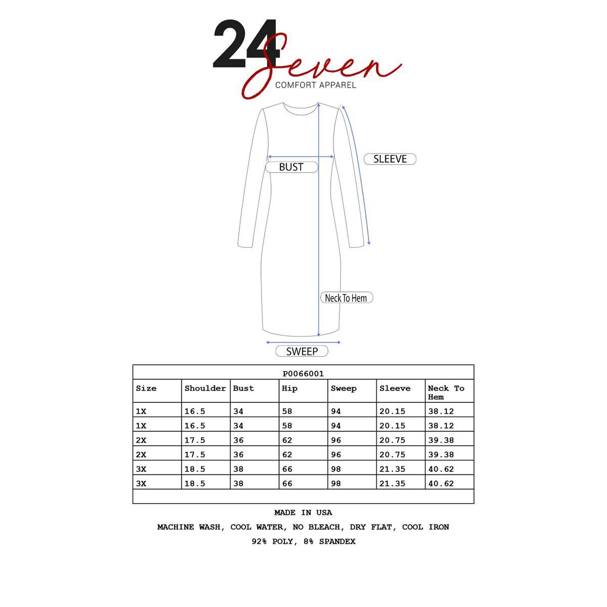 Plus Size 24/7 Comfort Apparel Criss-Cross Cold Shoulder Dress