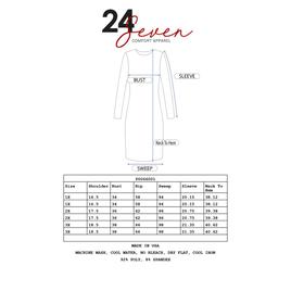 Plus Size 24/7 Comfort Apparel Criss-Cross Cold Shoulder Dress