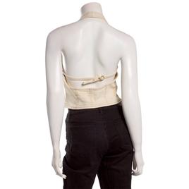 Juniors Indigo Rein Halter Vest Top