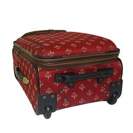 American Flyer Fleur De Lis 4pc. Luggage Set-Black