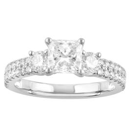 Nova Star(R) White Gold 1 1/4ctw. Lab Grown Diamond Engagement Ring