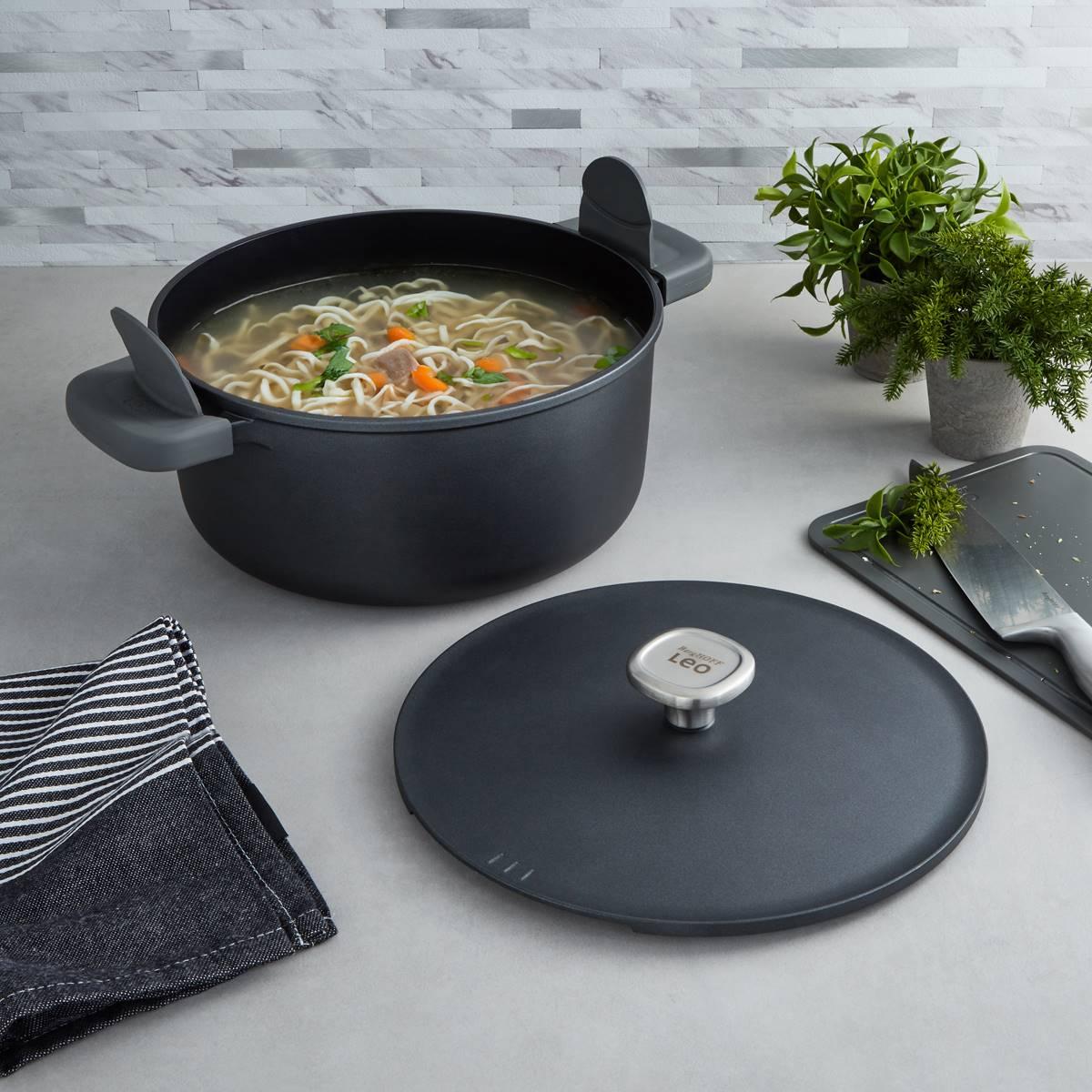 BergHOFF Phantom 6pc. Nonstick Ceramic Cookware Set w/ Lids
