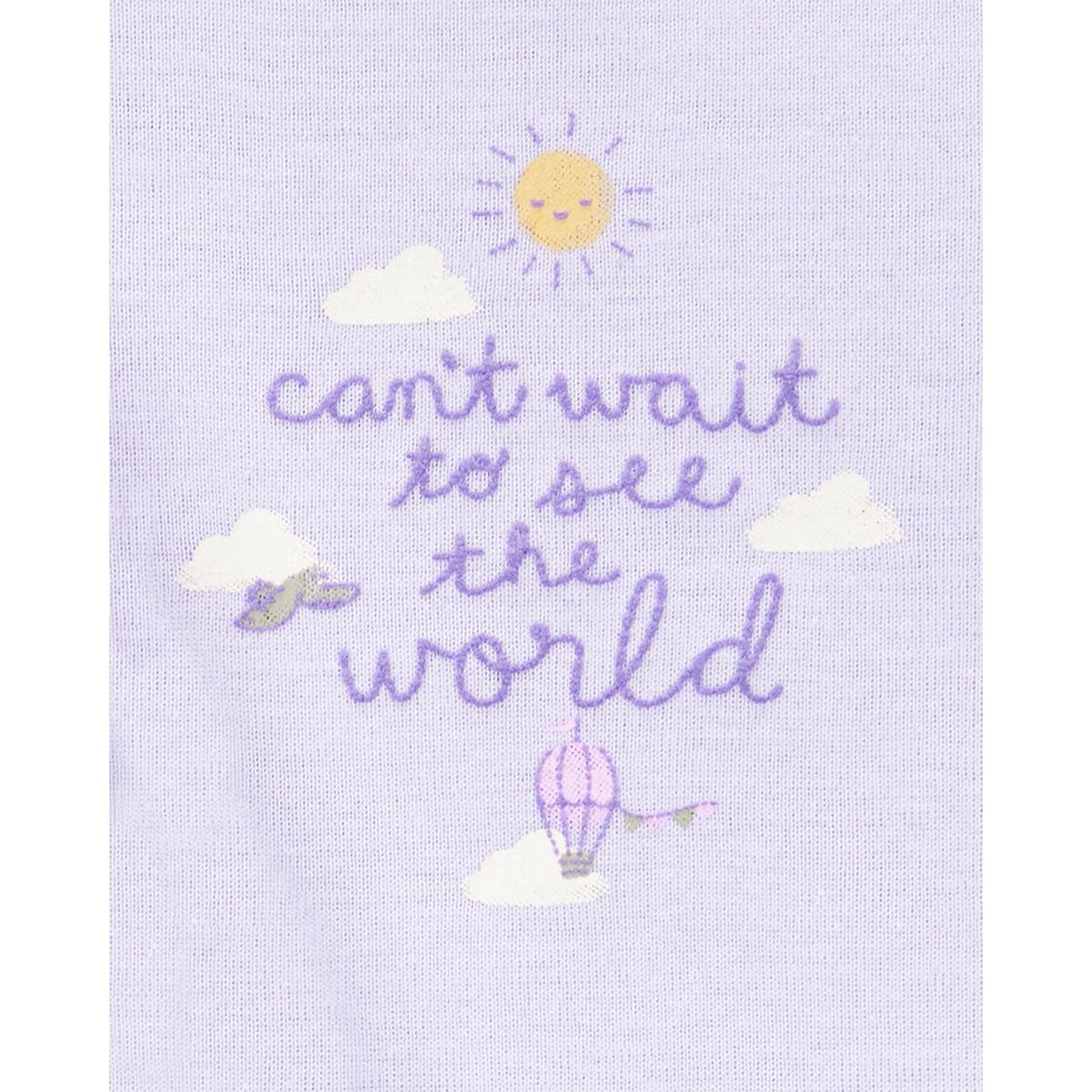 Baby Girl (NB-12M) Carter''s® See the World Balloon Cardigan Set