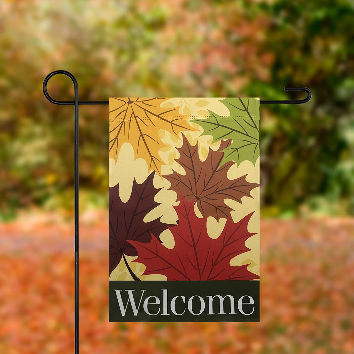 Northlight Seasonal Welcome Autumn Harvest Outdoor Garden Flag