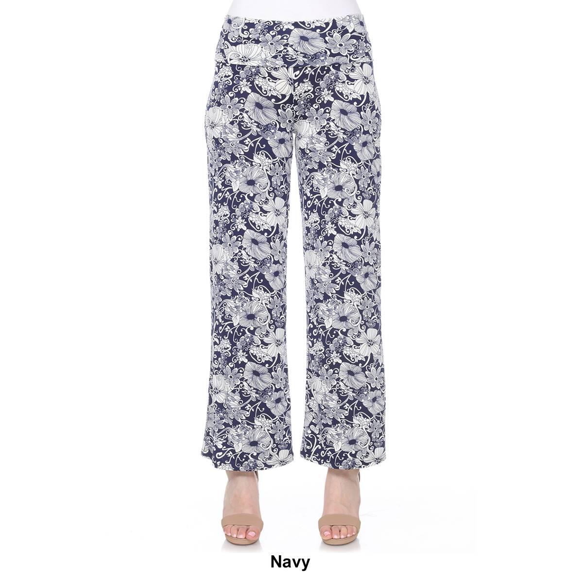 Womens White Mark Floral Paisley Palazzo Pants