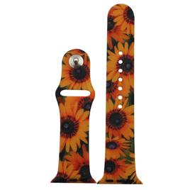 Womens Olivia Pratt™ Printed Apple Watch Band - 8844-REALDAISY