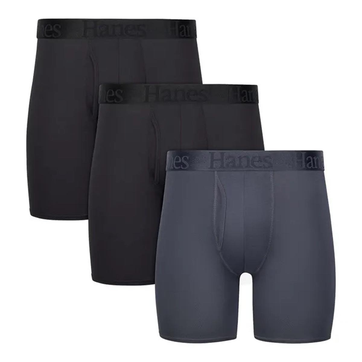 Mens Hanes(R) 3pk. Supersoft Boxer Briefs