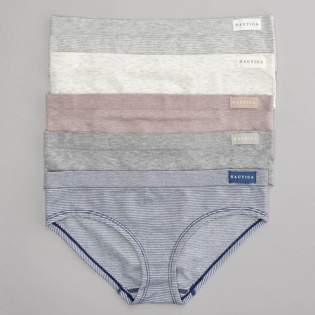 Womens Nautica 5pk.Seamless Hipster Panties - NT7463-5PKB