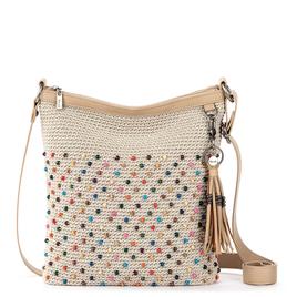 The Sak Lucia Crochet Crossbody - Ecru Multi Beads