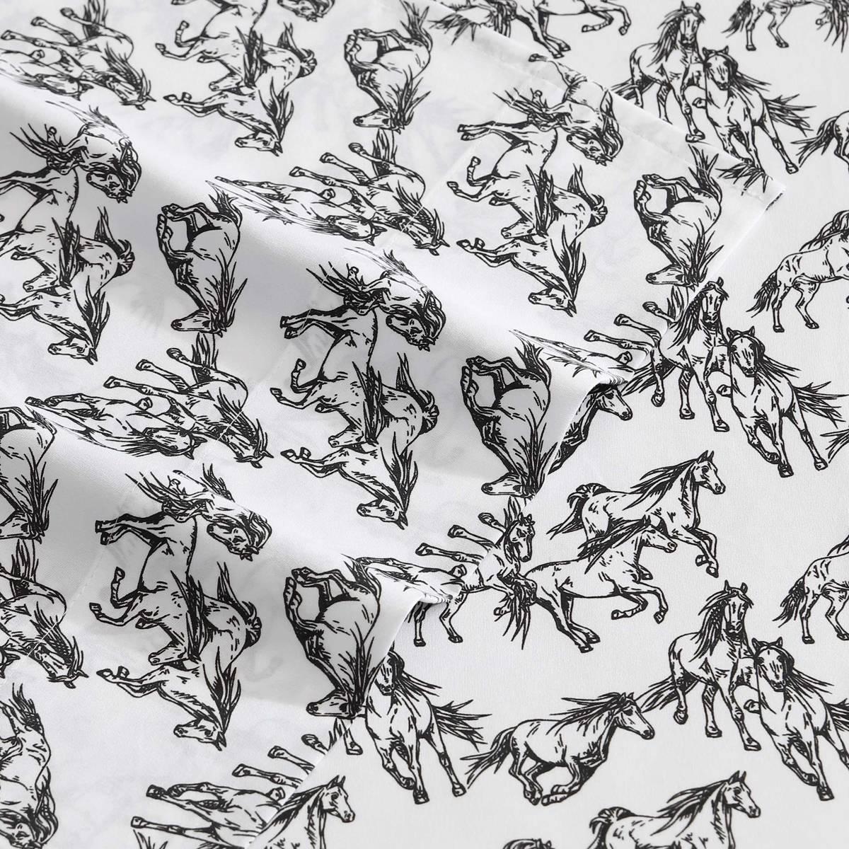 Wrangler Mustangs Sheet Set