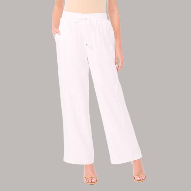 Womens Cece Solid Pull On Drawstring Waist Casual Pants