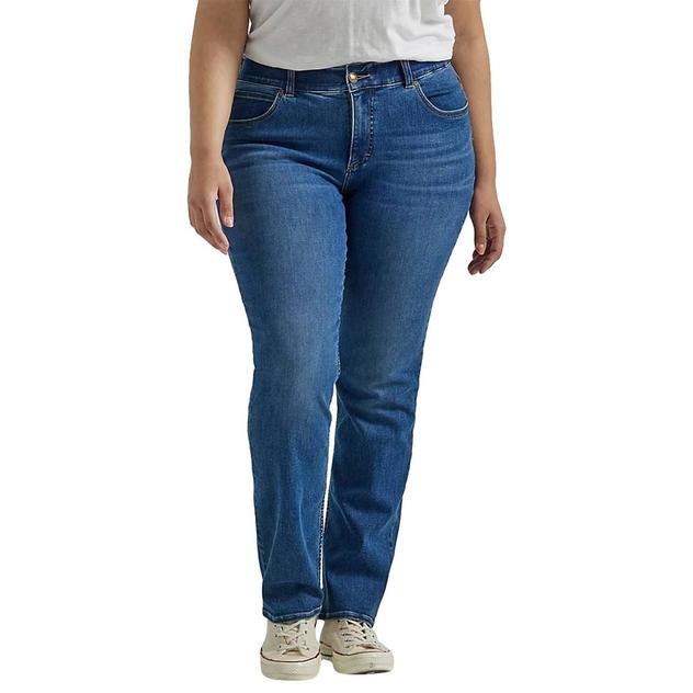 Plus Size Lee® Flex Motion Straight Leg Denim Jeans