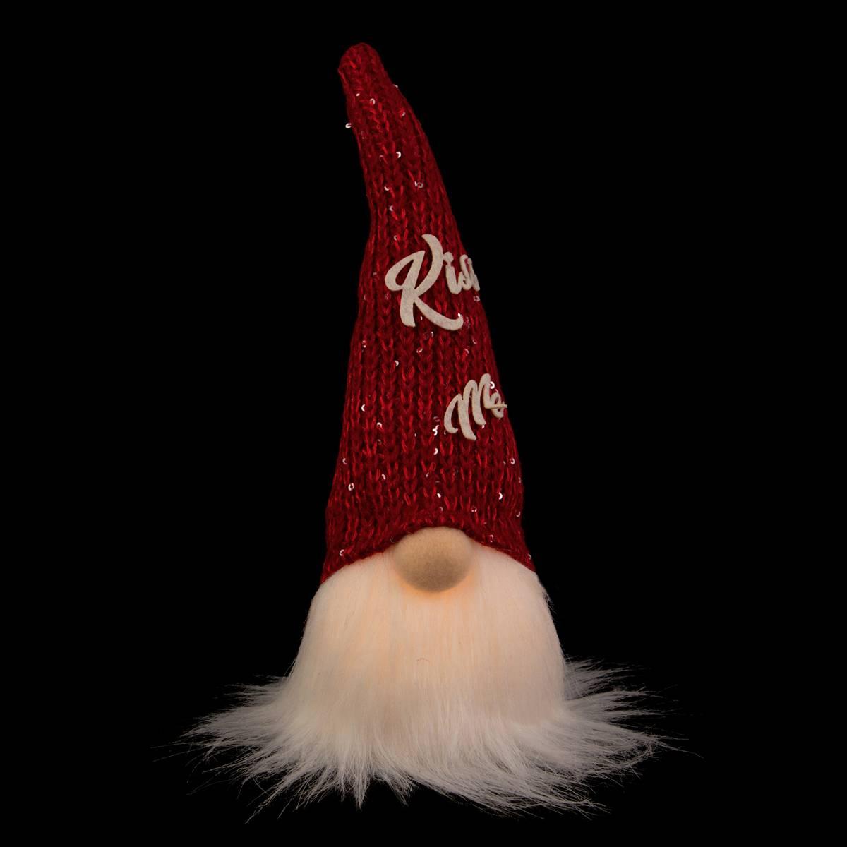 Northlight Seasonal LED Kiss Me Valentine''s Day Gnome Figurine