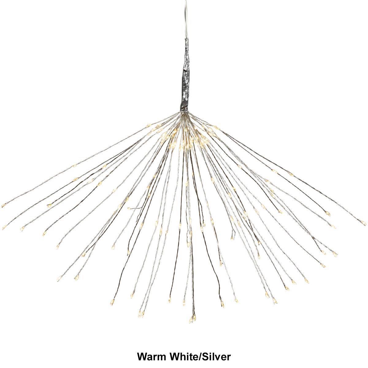 Northlight Seasonal 20in. LED Silver Branch Christmas Décor