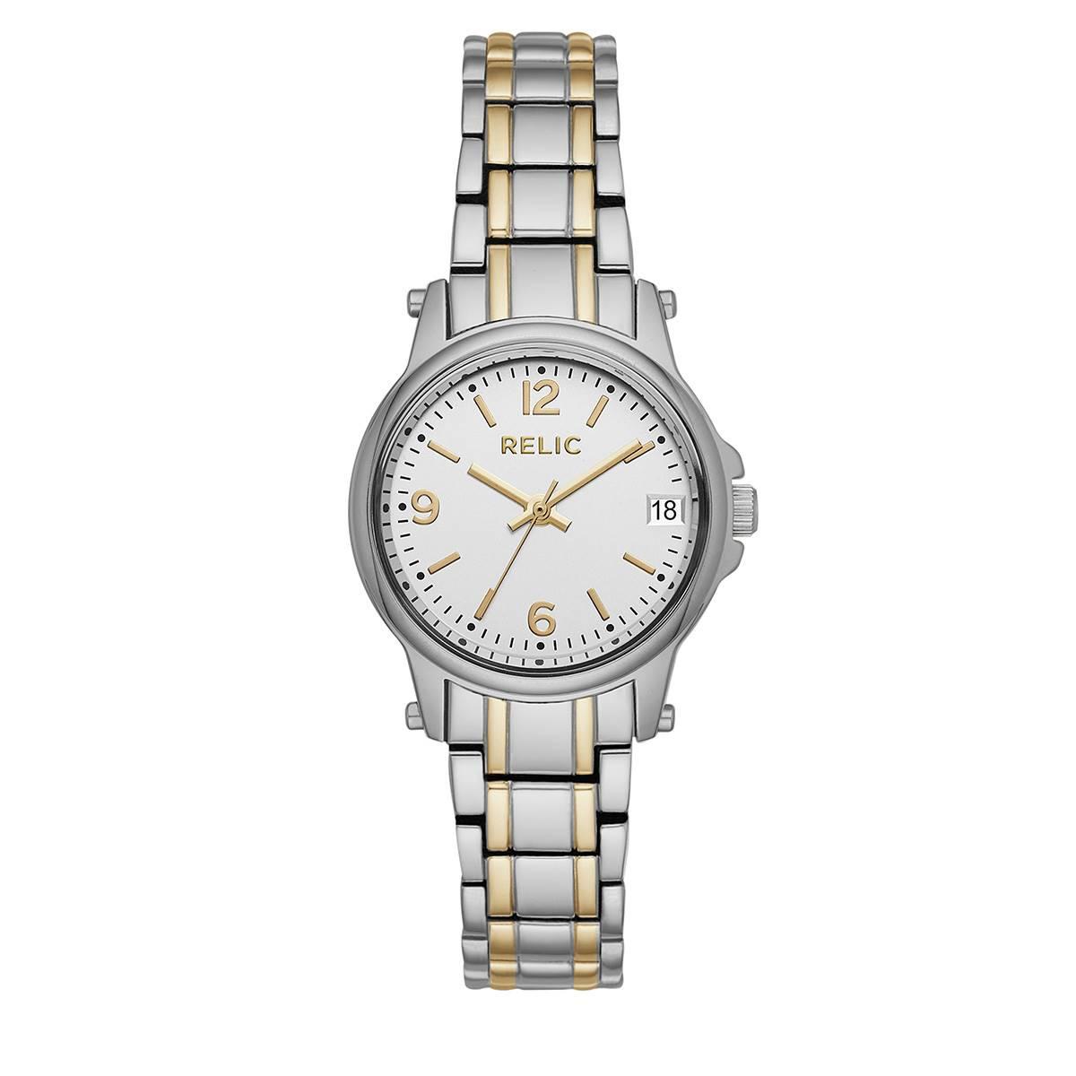 Womens RELIC by Fossil Matilda Two-Tone Bracelet Watch - ZR34347
