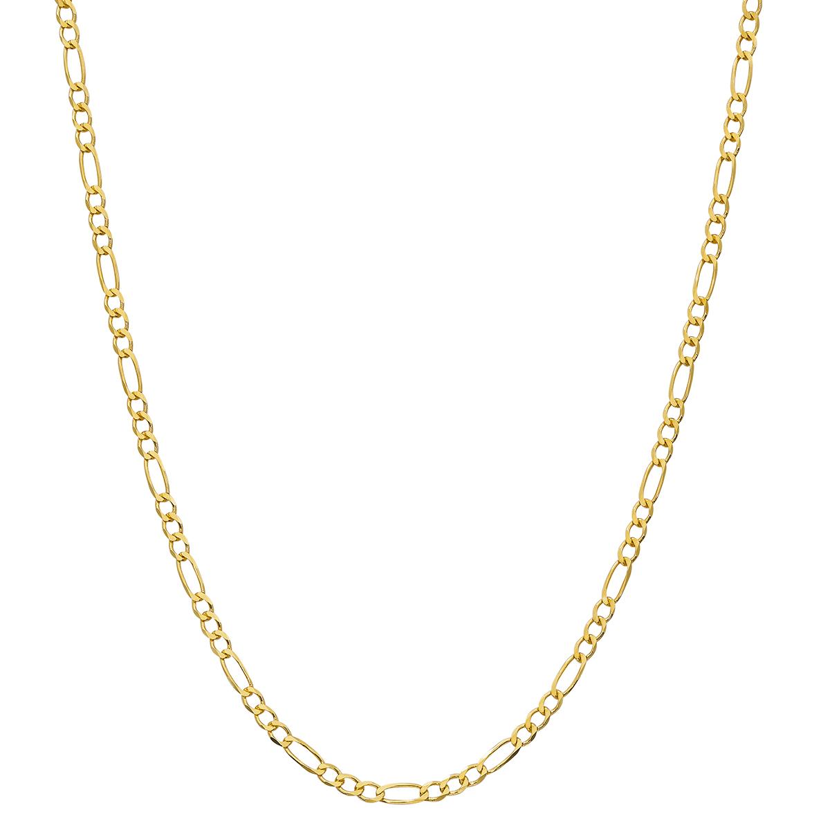 Gold Classics(tm) Gold over Sterling Silver Figaro Chain Necklace