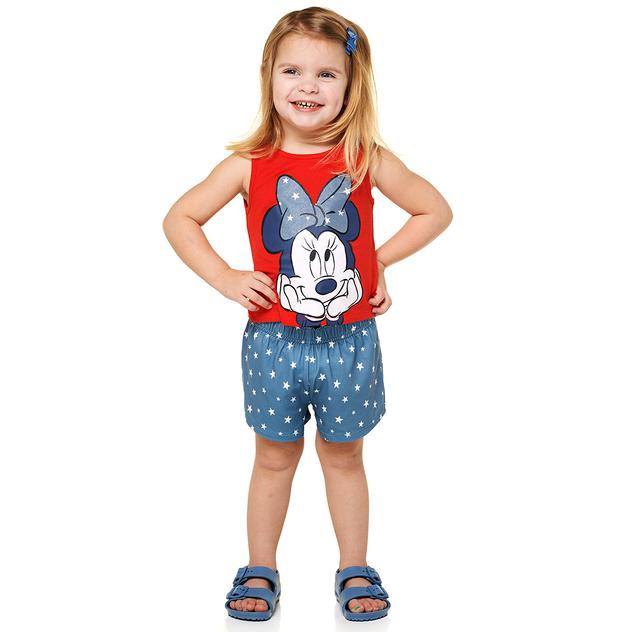 Toddler Girl Disney Minnie Americana Tank & Short Set