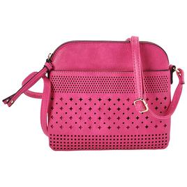 DS Fashion NY Perf Crossbody w/Front Slip Pocket