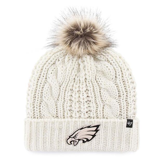Womens '47 Brand NFL Eagles Meeko Cuff Knit Winter Hat
