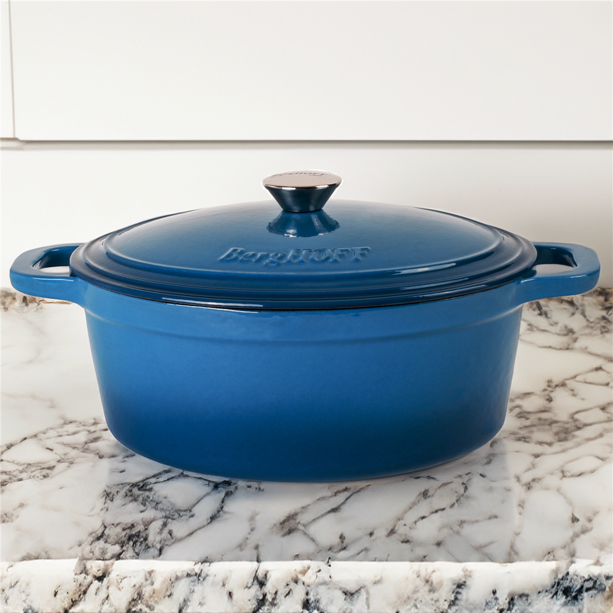 BergHOFF Neo Cast Iron 5qt. Oval Dutch Oven with Lid