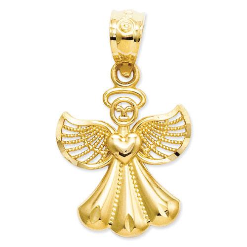 Gold Classics(tm) 14kt. Gold Polished Angel Pendant