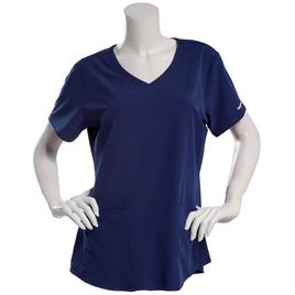 Womens Skechers Short Sleeve V-Neck Scrub Top with 3 Pockets