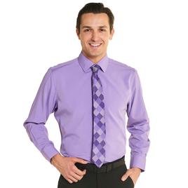 Mens Christian Aujard Slim Stretch Dress Shirt - Viola