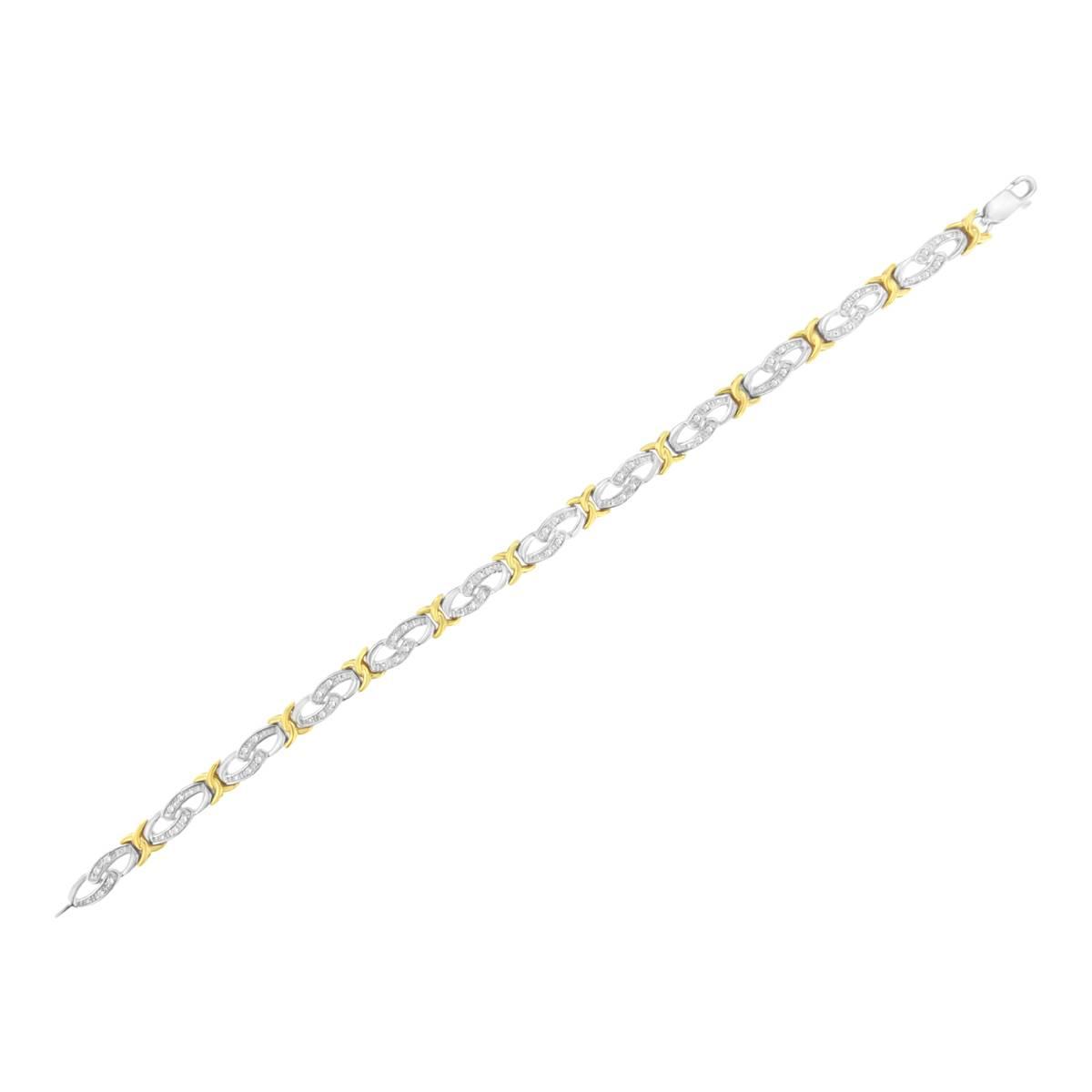 Haus of Brilliance 10kt. Yellow Gold Infinity Bracelet