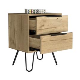 FM FURNITURE Nuvo 2-Drawer Nightstand