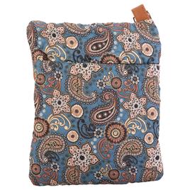 Stone Mountain Lockport Paisley Garden Crossbody - Black/Grey/Tan
