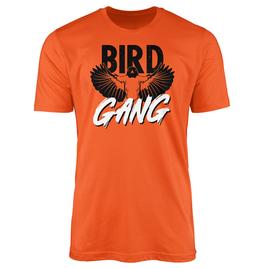 Mens Tsi Baltimore Bird Gang Short Sleeve Tee - Orange
