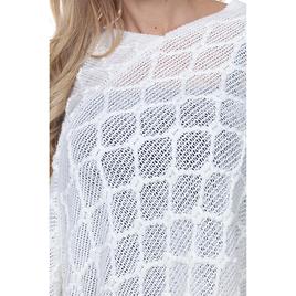 Womens White Mark Frostine Poncho