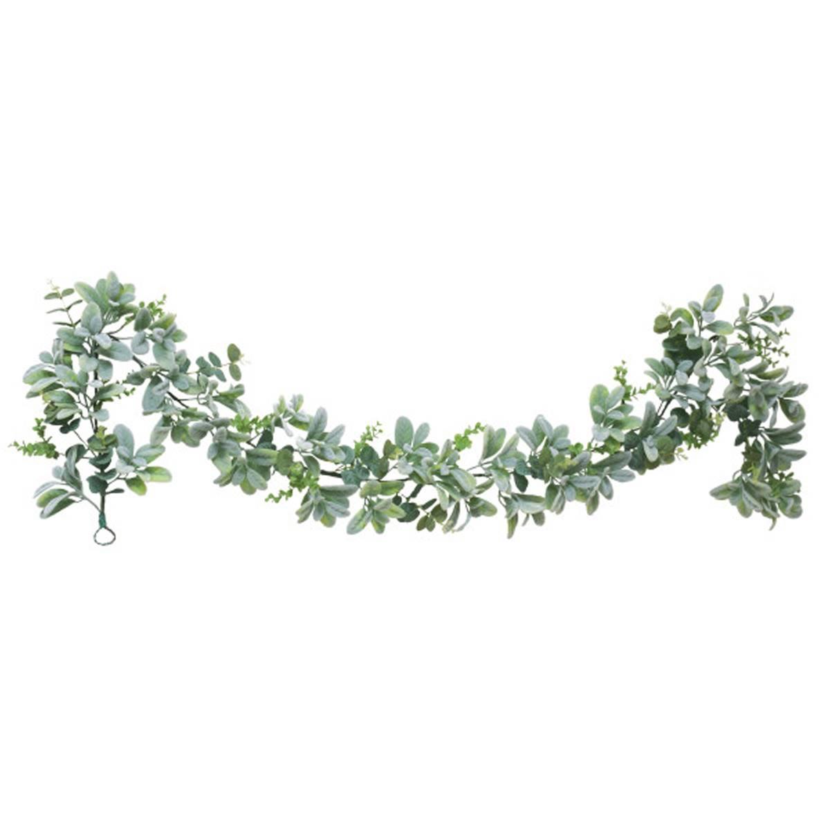 Puleo International 6ft. Lamb''s Ear Garland