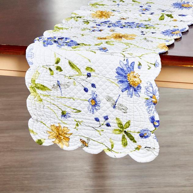 Lovely Blues Table Runner - 14x51