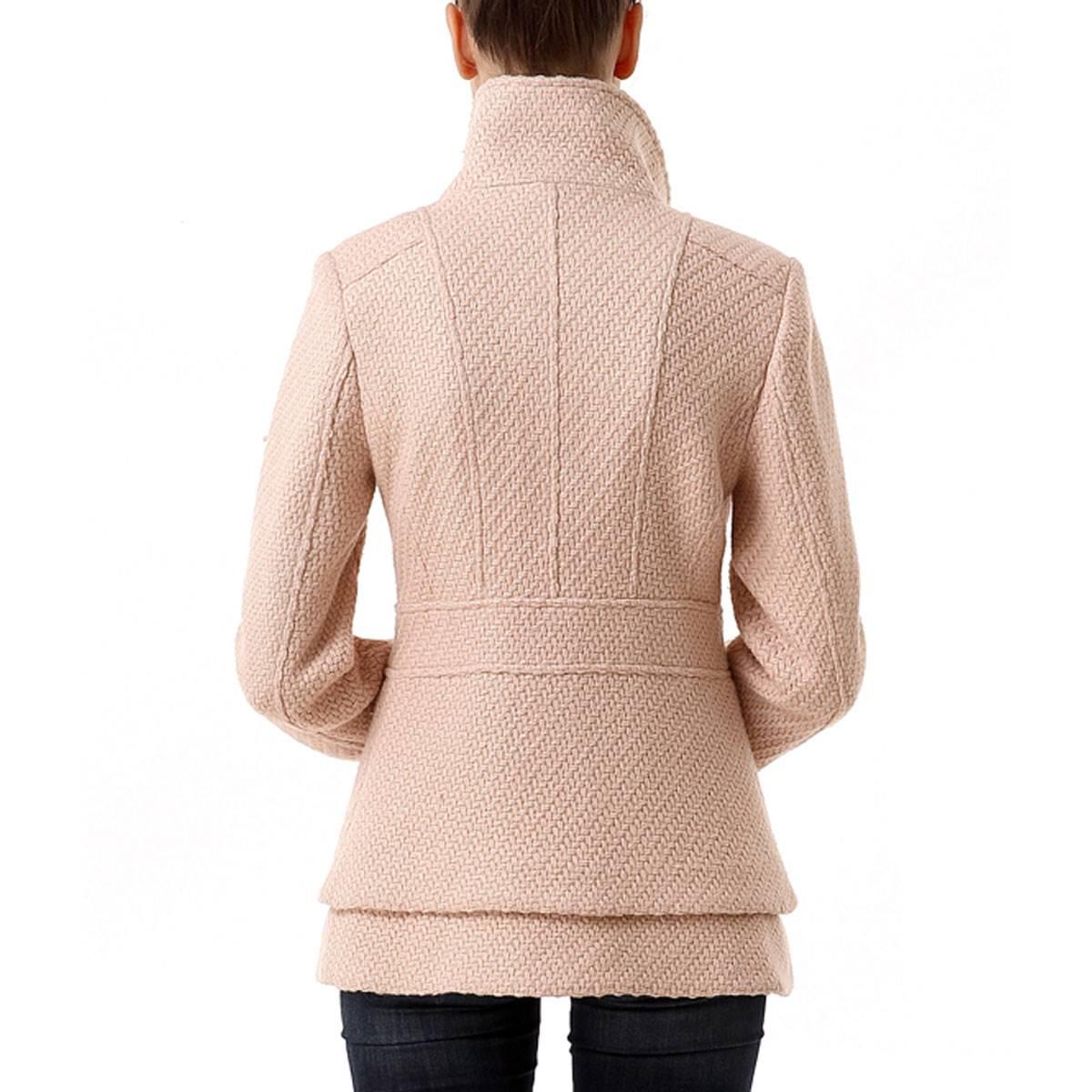 Womens BGSD Wool Boucle Coat