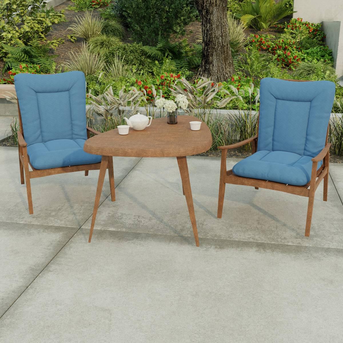 Jordan Manufacturing McHusk Solid High Back Chair Cushion