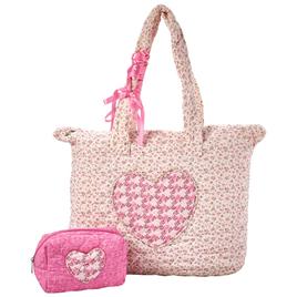 Madden Girl 2pc. Quilted Tote with Pouch