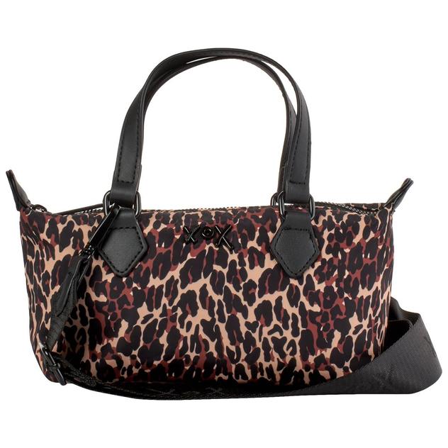 Betsey Johnson Leopard Nylon Crossbody
