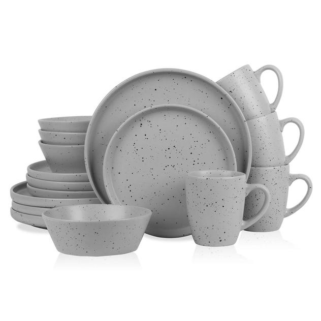 Stone Lain Jade 16pc. Stoneware Dinnerware Set